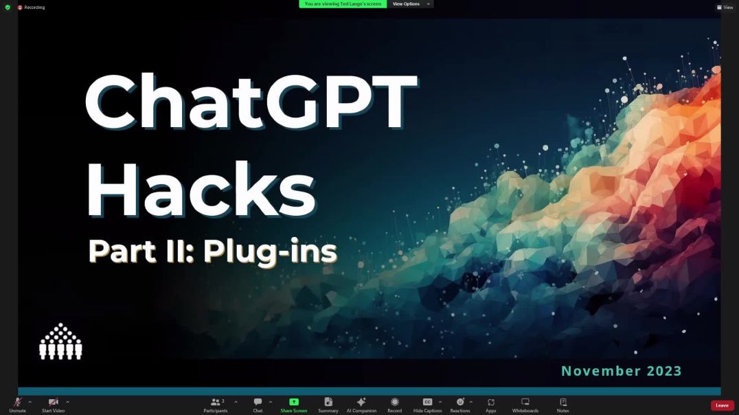 ChatGPT Hacks Part II Plugins